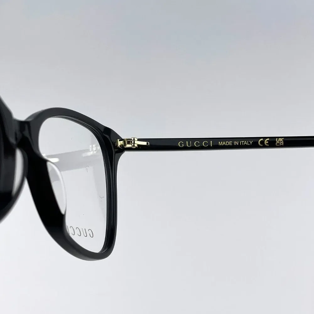 Gucci GG1360O 001 Eyeglasses Black Square Women